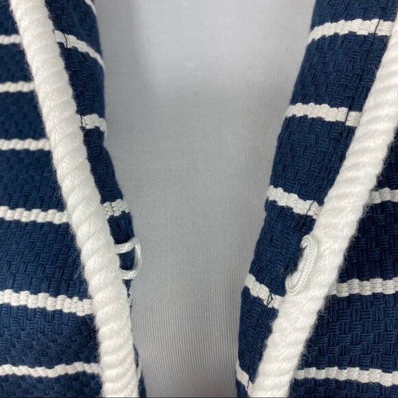 Vineyard Vines Women's NWT Blue Ocean Blvd Cotton Striped Designer Blazer 4/C34 - Picture 7 of 11